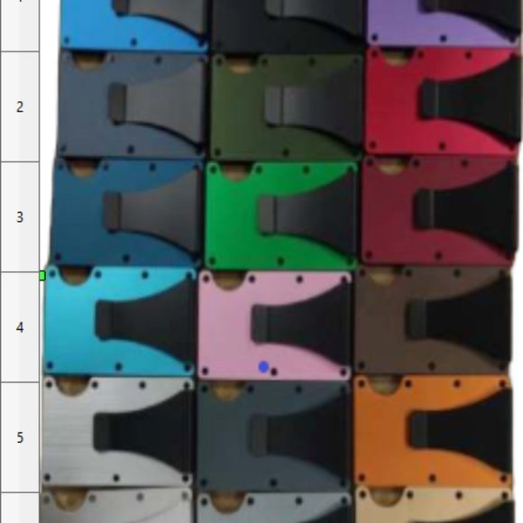 RFID Thin Wallet Credit card / Cash Holder / Color & Finish Variations - Picture 3 of 12